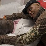 Rene y papa, funeral