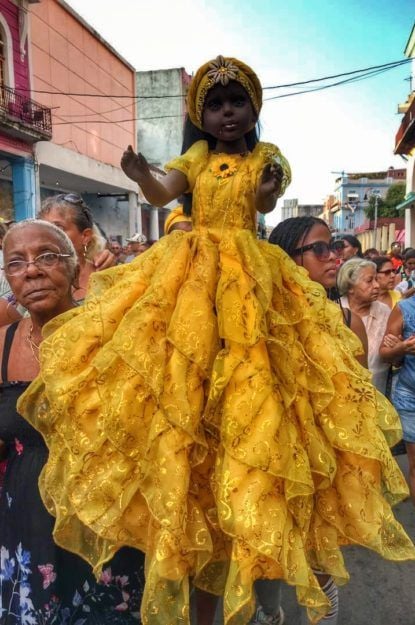 Procesión por Día de la Virgen de la Caridad del Cobre. La Habana, 8 de septiembre. Foto: Mónica Baró.