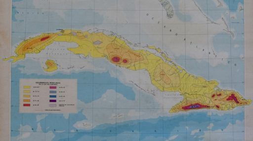 Mapa de la Isla de Cuba