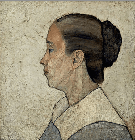 Retrato de la madre del artista Nº 3 (1929?), por Arístides Fernández.