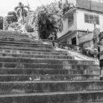 Escalinata de Calle 4 entre Gasómetro e Indio.