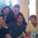 En La Habana, enero de 2015. De izq. a der. Ibrahim Hernández, Juan Manuel Tabío, Carlos Aníbal Alonso, Roberto Rodríguez y Ubaldo León