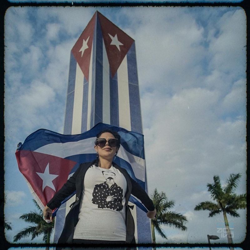 Iniciativa «Una foto por la libertad». Cuban Memorial de la Universidad Internacional de La Florida (FIU), Miami, 20 de febrero de 2021 / Fotos: Yenier Martínez Carrillo (Ksco). Estudio Creativo Cuba