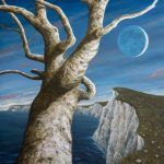 Clairvoyant’s Cliff. Oil on Canvas 72 x 56 inches 2020