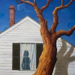 The Tree of Fire. Oil on Canvas 72 x 56 inches. 2019