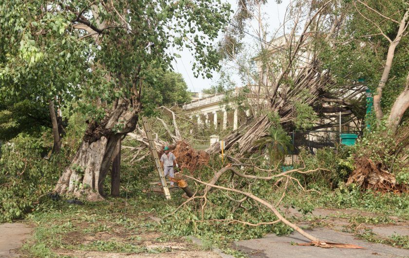 Evelyn Sosa. Huracán Irma. La Habana, septiembre de 2017.