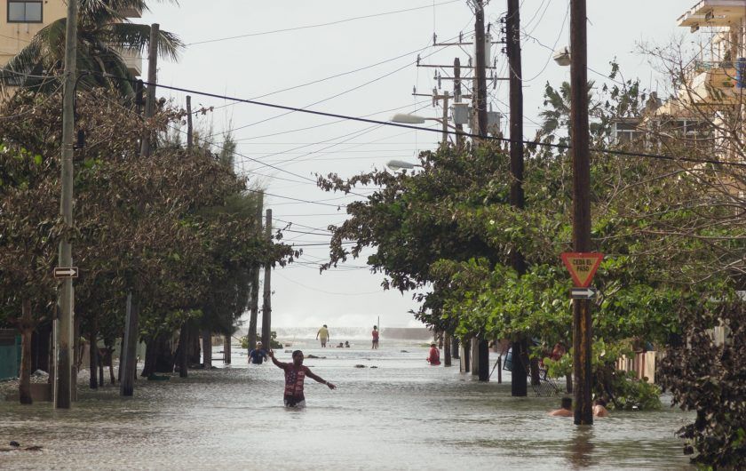 Evelyn Sosa. Huracán Irma. La Habana, septiembre de 2017.