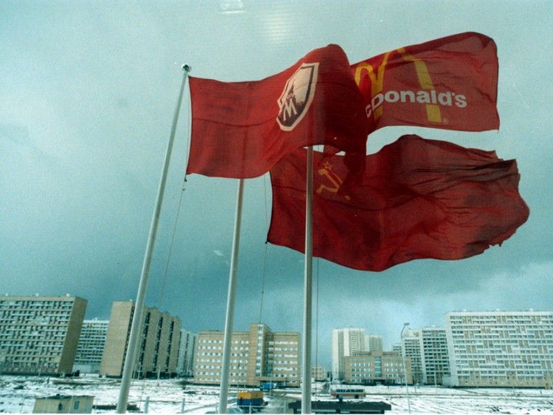 Inauguración del primer McDonald's en Rusia / Foto: Big Picture