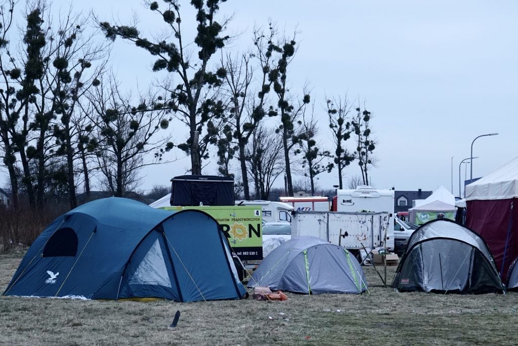 Alrededores del centro de refugiados. Przemyśl, Polonia, 9 de marzo de 2022 / Fotos: Alejandro Taquechel