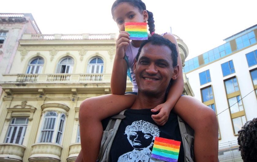 Marcha de la comunidad LGTBIQ en La Habana, Cuba. 11 de mayo de 2019.