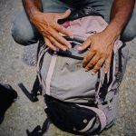 Group of ilegal immigrants intercepted by the Border Patrol near Eagle Pass, TX.