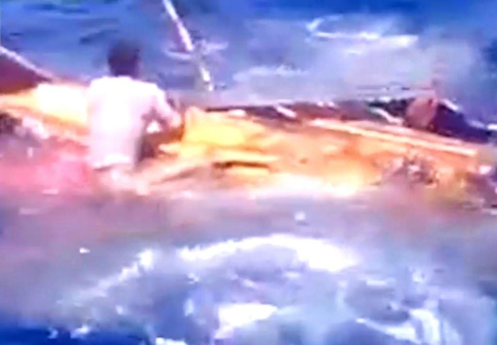 Víctima de la masacre perpetrada en alta mar (Océano Índico, 2012). / Imagen: Captura de video / YouTube / Android Arkitecht