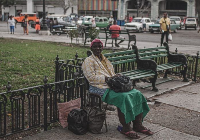 Nancy, una deambulante en La Habana