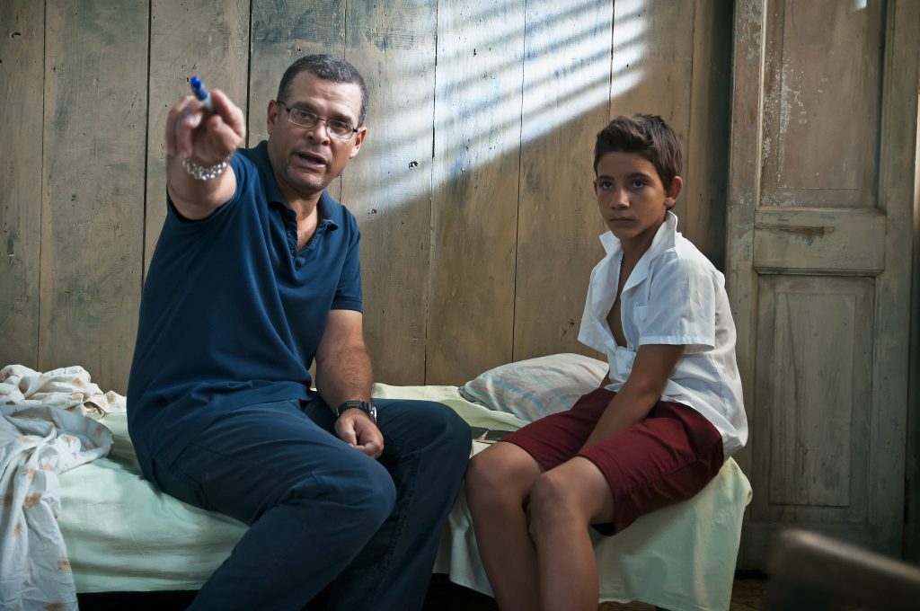 Imagen de la filmación de 'Conducta' (2014) / Imagen: Cortesía de Ernesto Daranas