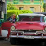 En una gasolinera de La Habana, tras el alza precios de los combustibles.