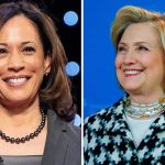 Kamala Harris y Hillary Clinton
