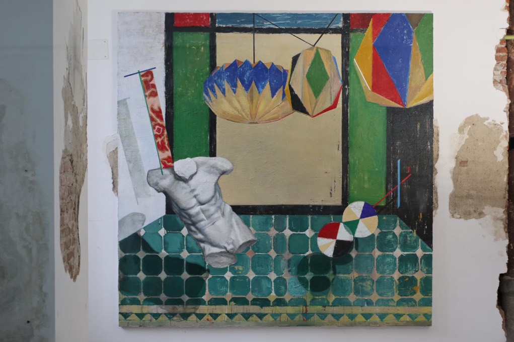 De ‘El espacio es el paisaje’; exposición colectiva de los artistas cubanos Daniel Barrio, Carracedo y Jake Fernández, curada por Edgar Ariel (marzo de 2024; Semana del Arte de Madrid)