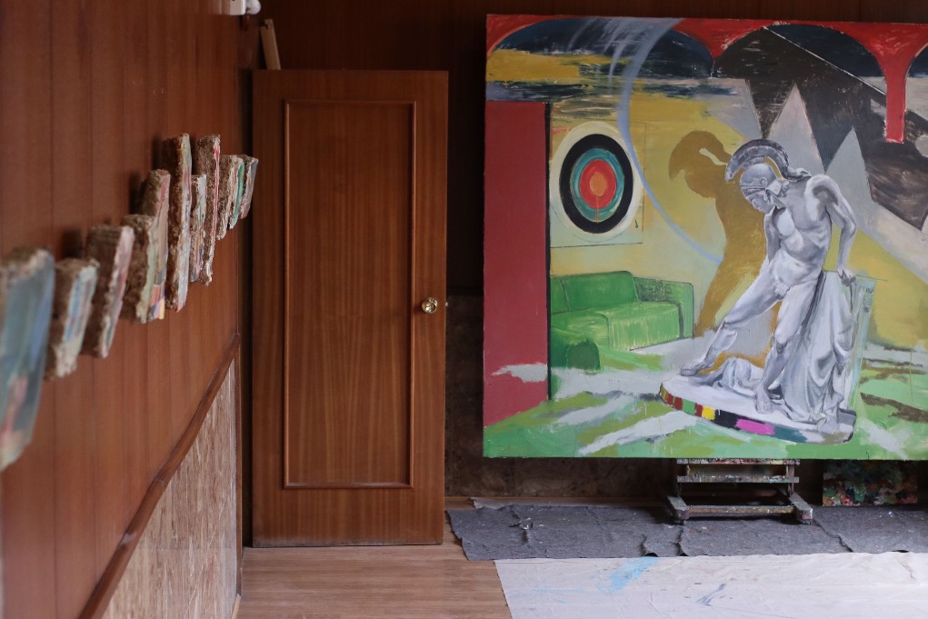 De ‘El espacio es el paisaje’; exposición colectiva de los artistas cubanos Daniel Barrio, Carracedo y Jake Fernández, curada por Edgar Ariel (marzo de 2024; Semana del Arte de Madrid)