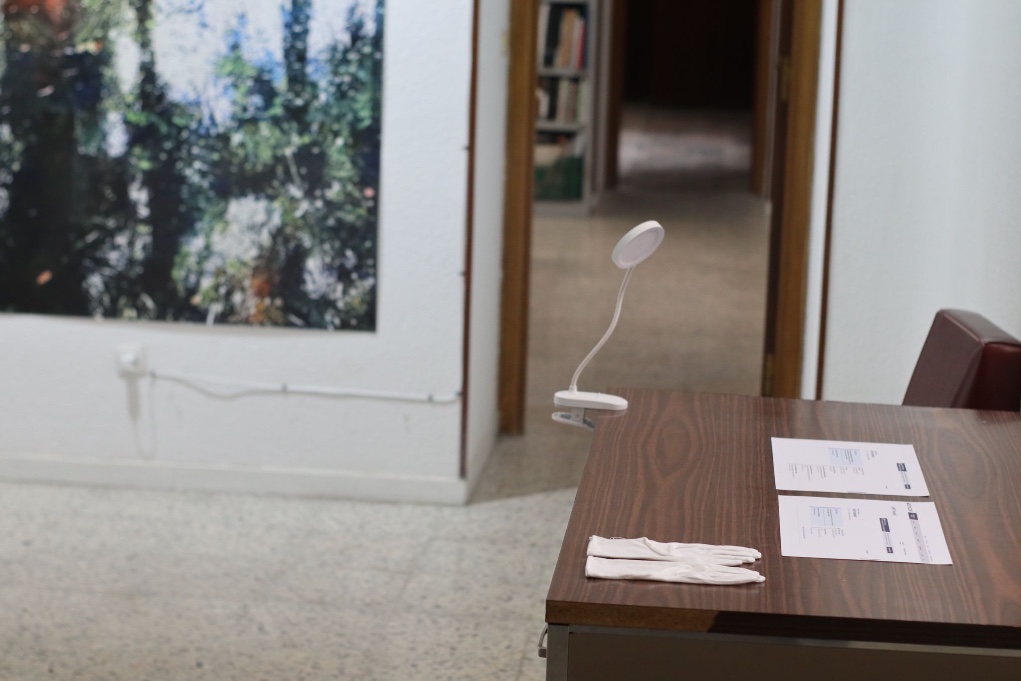 De ‘El espacio es el paisaje’; exposición colectiva de los artistas cubanos Daniel Barrio, Carracedo y Jake Fernández, curada por Edgar Ariel (marzo de 2024; Semana del Arte de Madrid)