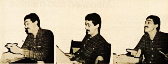 Reinaldo García Ramos en las páginas de ‘Mariel’ / Imágenes: ‘Mariel’, n. 1, primavera, 1983; artículo “Mariel en tres mentes”, de RGR (pp. 27-29). Vía: Rialta (Archivo)