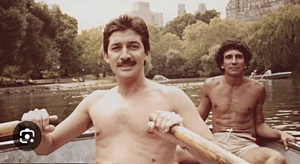 Reinaldo García Ramos junto a Reinaldo Arenas en Central Park, Nueva York