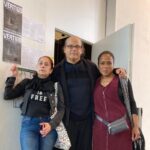 Víctor Varela, Bárbara María Barrientos y Yaima Mena en Kassel, Alemania, 2022. Documenta 15