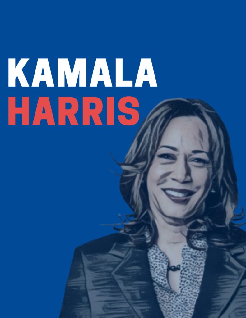 Kamala Harris, candidata demócrata a la presidencia de Estados Unidos