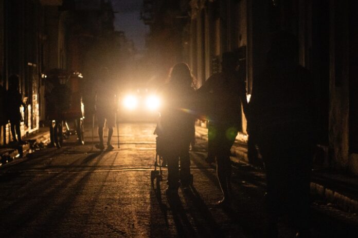 Apagón. La Habana Vieja, 20 de octubre de 2024.