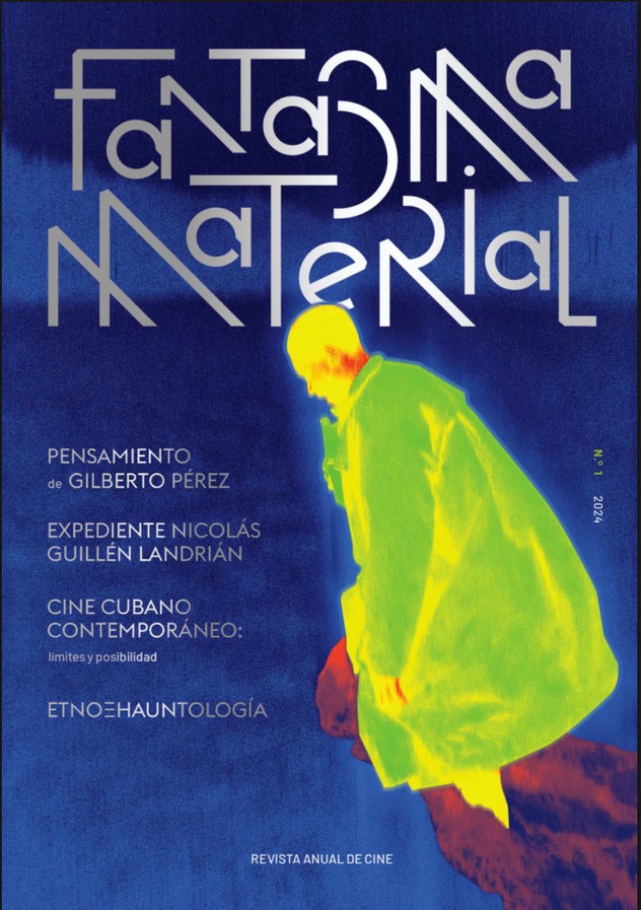 Portada de ‘Fantasma Material’, No. 1, revista anual de cine