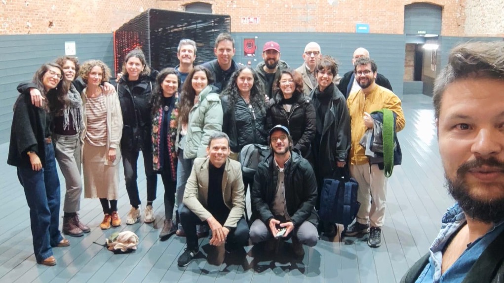 Algunos realizadores, productores y editores detrás del V Festival de Cine INSTAR; Madrid, octubre de 2024