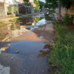 Salidero de agua en La Lisa