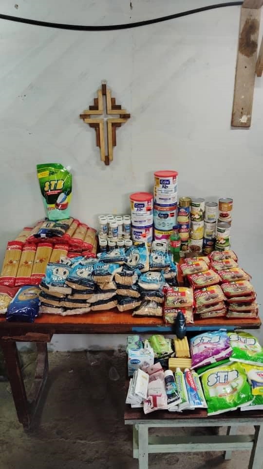 Alimentos enviados a San Antonio del Sur en colaboración con Aliento de Vida / Foto: Lara Crofs (Facebook)