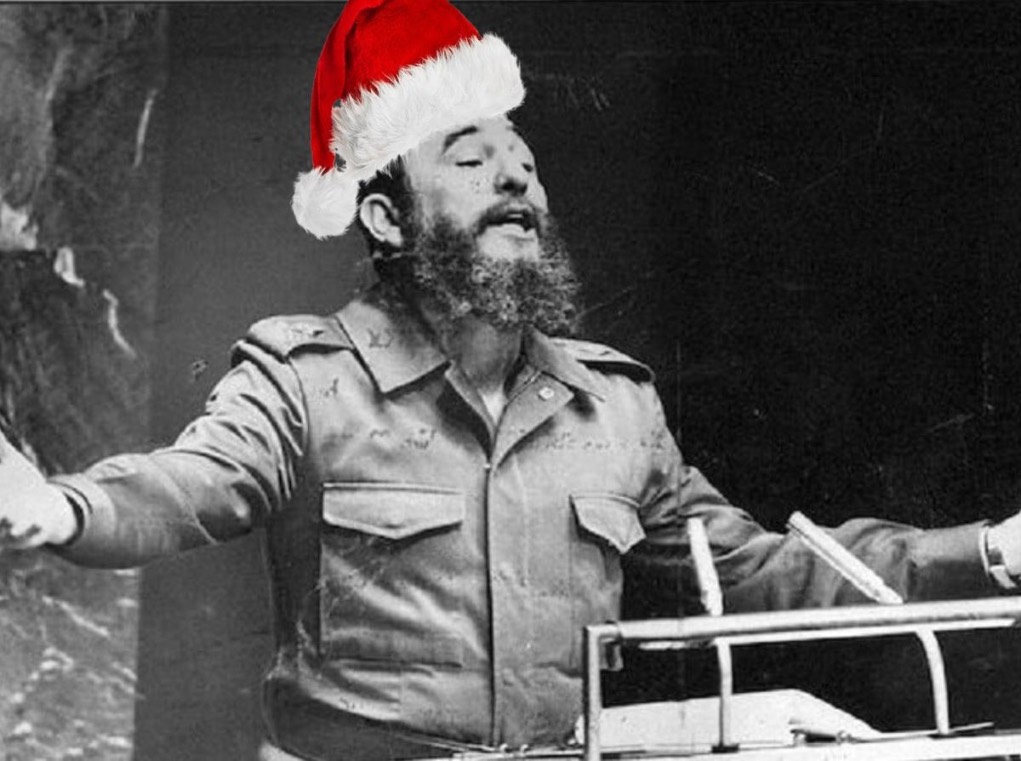 Fidel Castro navideño
