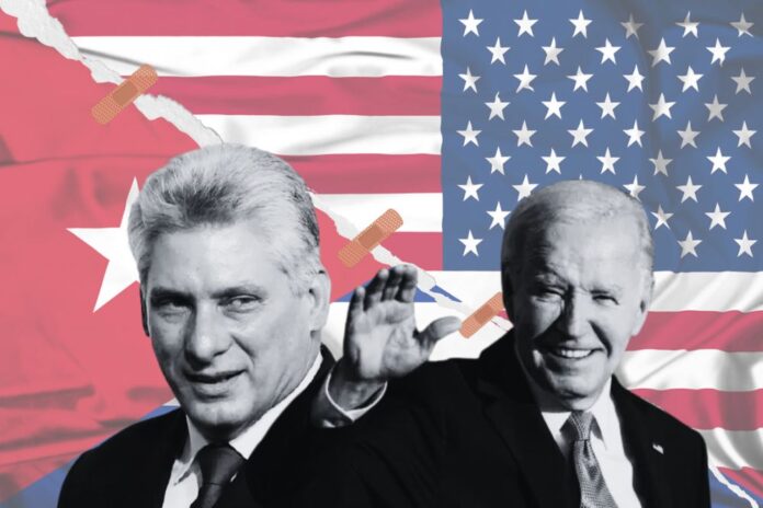 A solo días de abandonar la Casa Blanca, Joe Biden relaja la política de Estados Unidos hacia Cuba / Imagen: El Estornudo