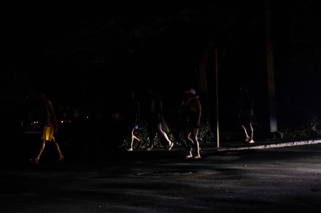 Apagón masivo; La Habana, marzo de 2025 / Foto: Marcel Villa