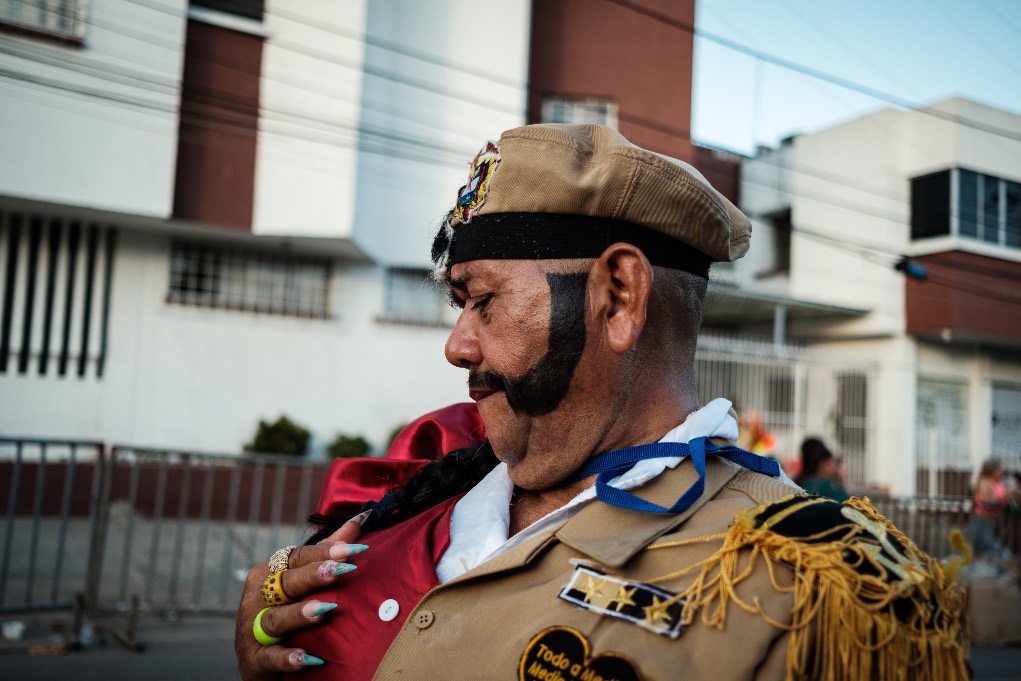 Linda Esperanza Aragón. Carnaval de Barranquilla (Colombia).
