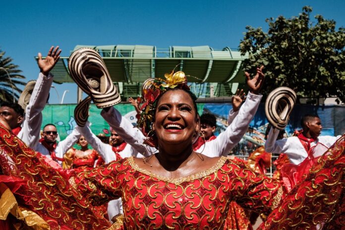 Linda Esperanza Aragón. Carnaval de Barranquilla (Colombia).