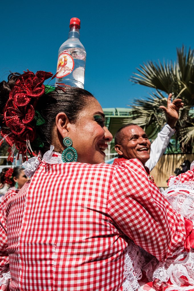 Linda Esperanza Aragón. Carnaval de Barranquilla (Colombia).