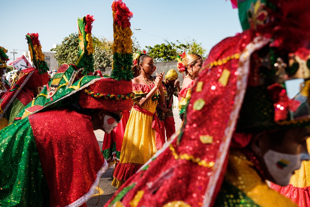 Linda Esperanza Aragón. Carnaval de Barranquilla (Colombia).