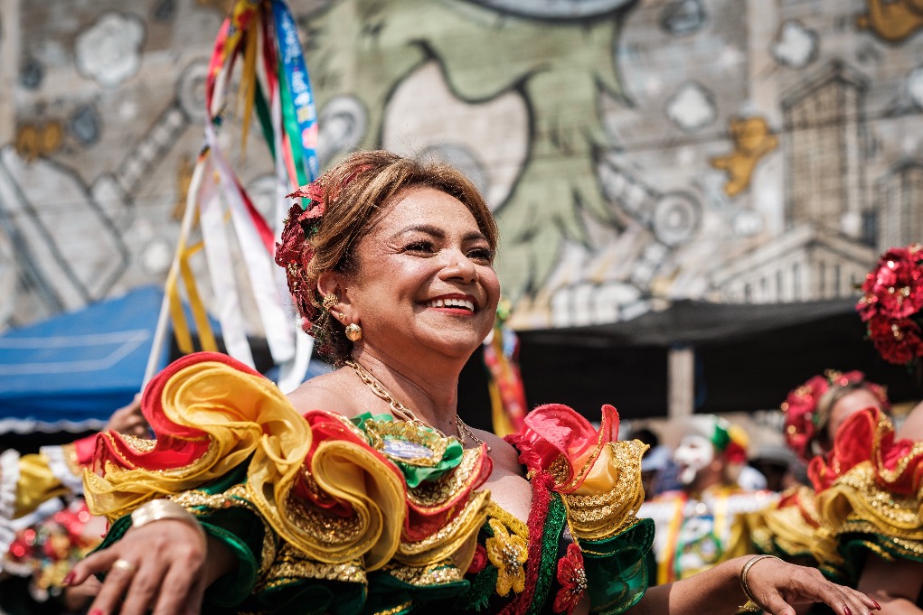 Linda Esperanza Aragón. Carnaval de Barranquilla (Colombia).