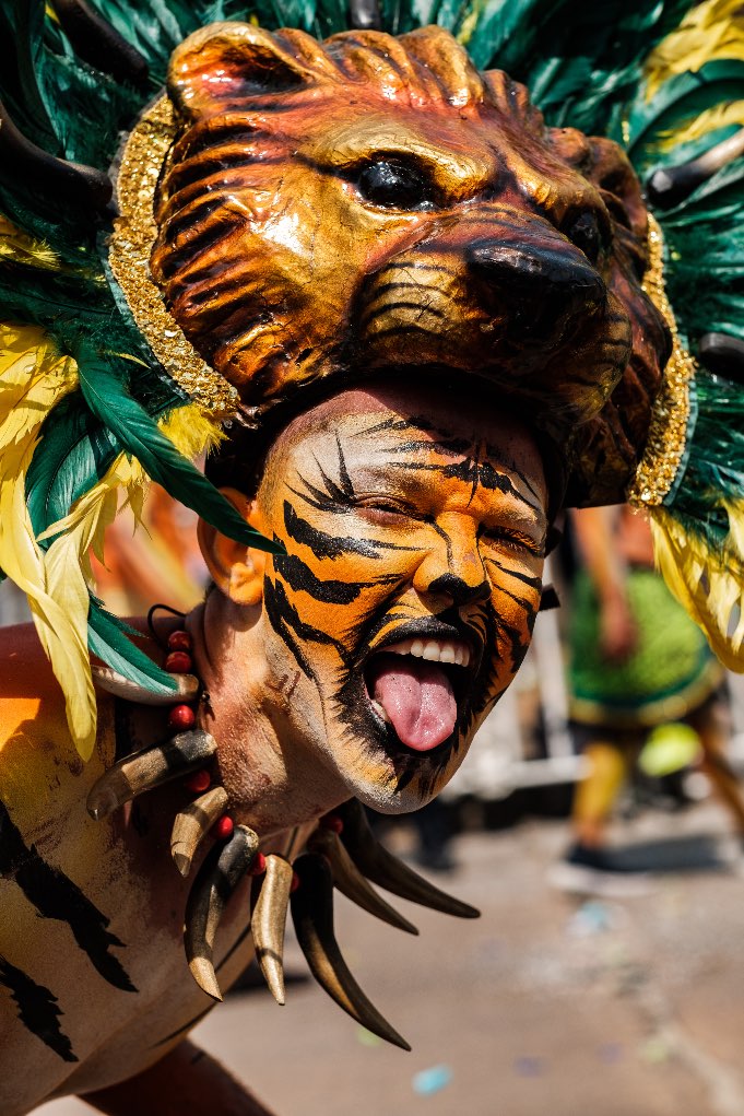Linda Esperanza Aragón. Carnaval de Barranquilla (Colombia).