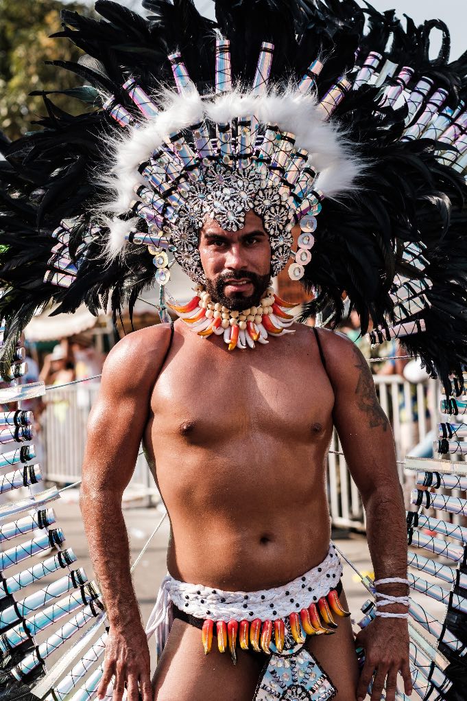 Linda Esperanza Aragón. Carnaval de Barranquilla (Colombia).