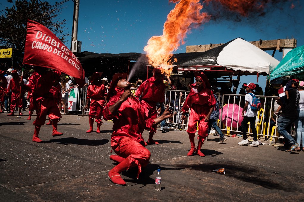 Linda Esperanza Aragón. Carnaval de Barranquilla (Colombia).