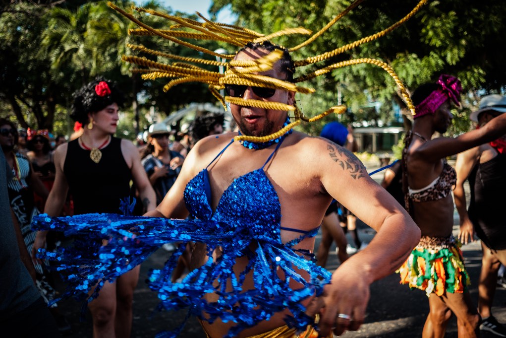 Linda Esperanza Aragón. Carnaval de Barranquilla (Colombia).
