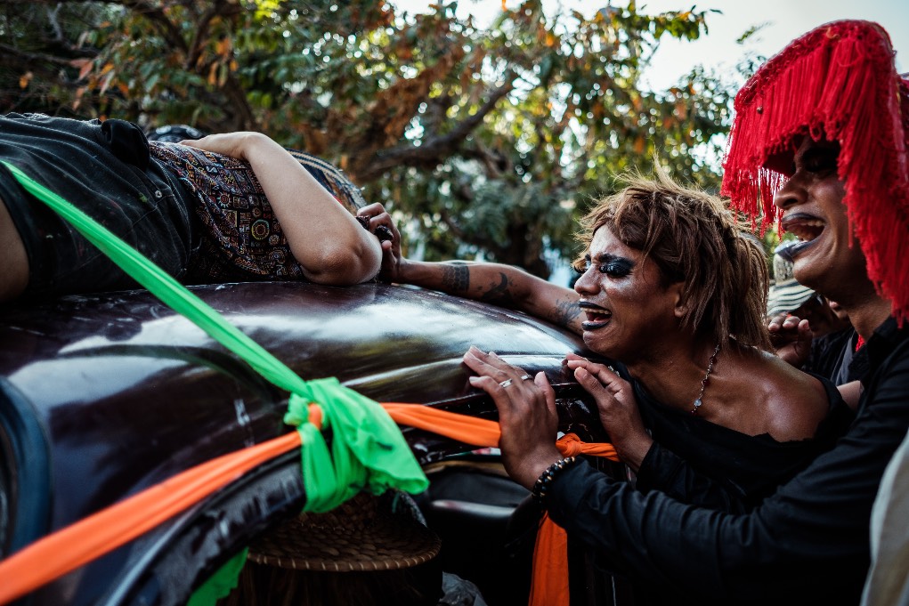 Linda Esperanza Aragón. Carnaval de Barranquilla (Colombia).