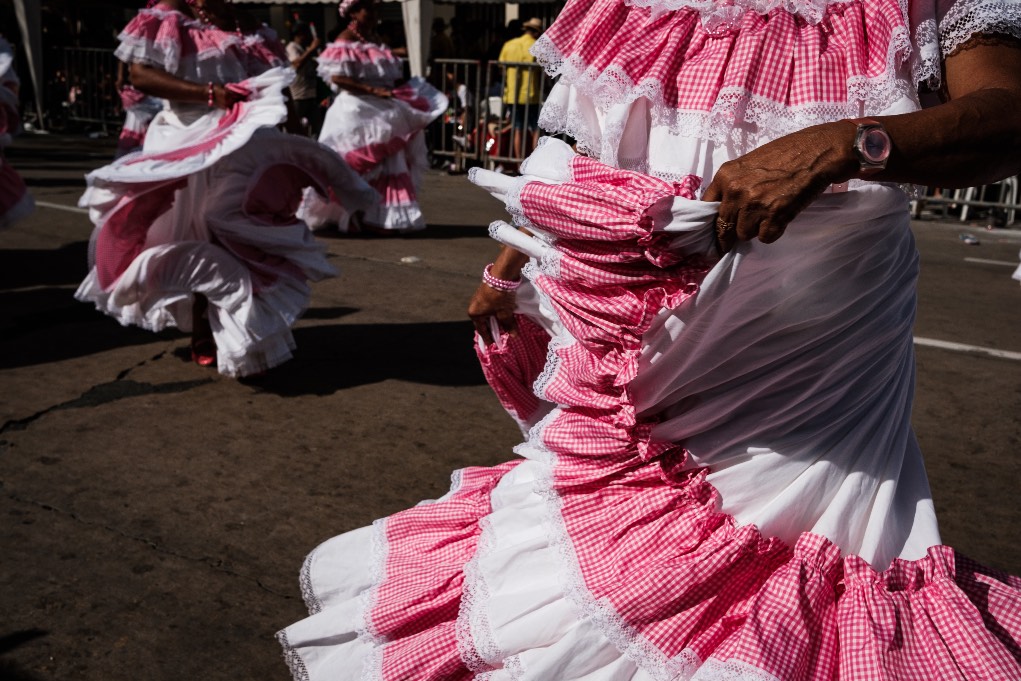 Linda Esperanza Aragón. Carnaval de Barranquilla (Colombia).