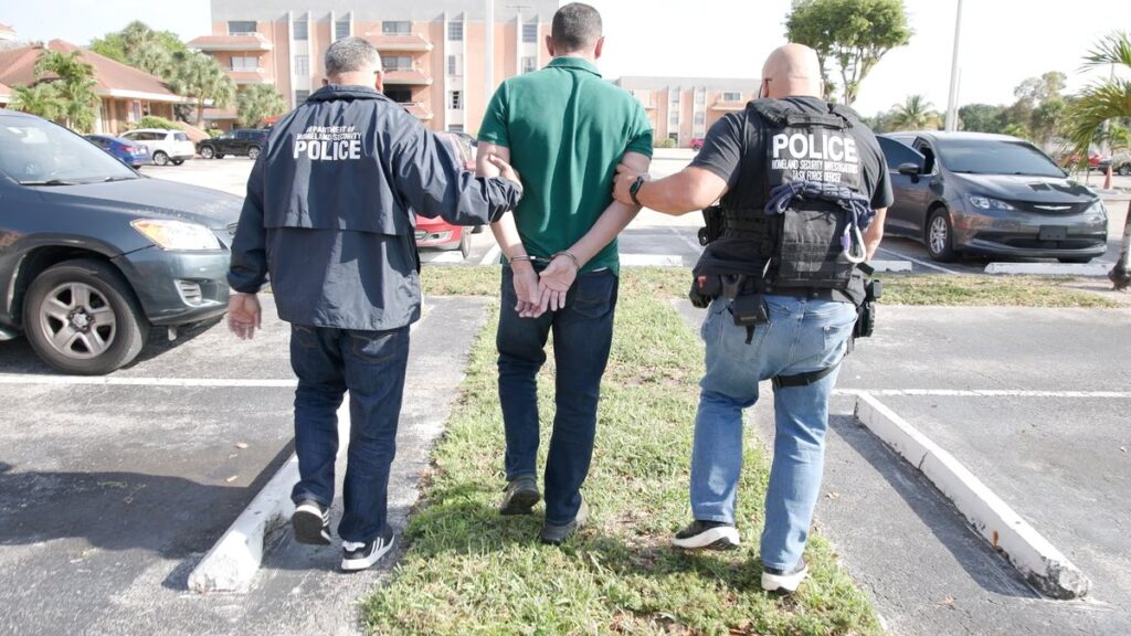 Detención de Daniel Morejón a manos de ICE / Foto: X/HSI Miami