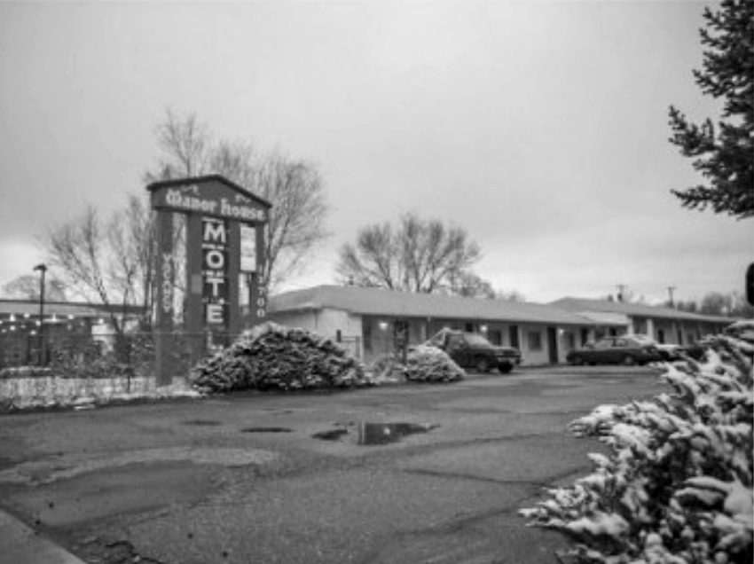 Otra vista del Manor House Motel, donde tienen lugar los hechos contados en ‘El motel del voyeur’ (2016) de Gay Talese