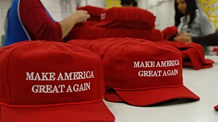 Gorras MAGA «made in China»
