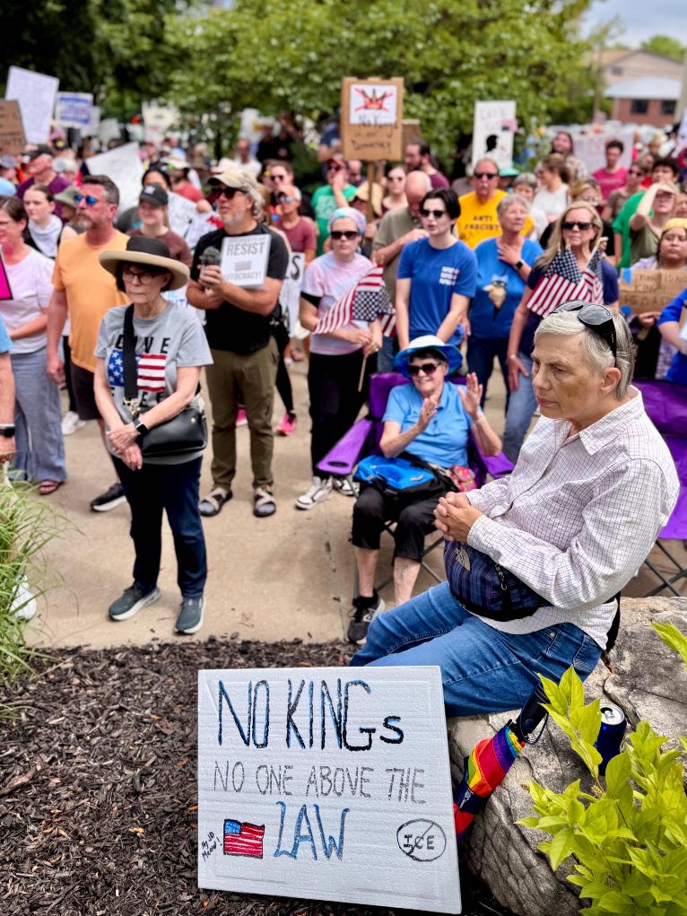No Kings Day, en Columbia, Missouri, EE.UU.